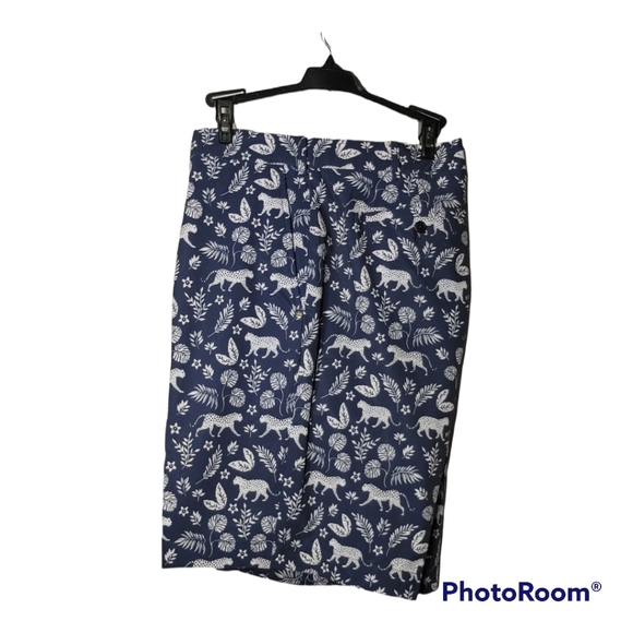 RLX Ralph Lauren Golf West Indie Multi Water Repellent Stretch Leopard Shorts 38 - Picture 2 of 5